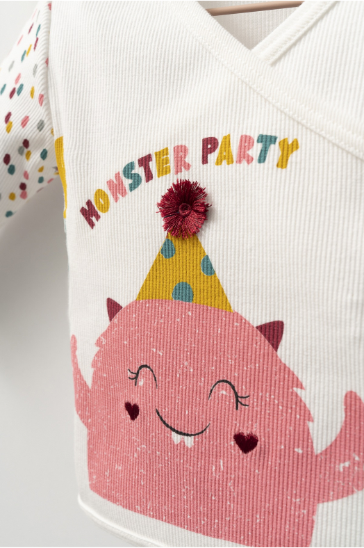 Monster Party 5 Piece Overalls Set 4415