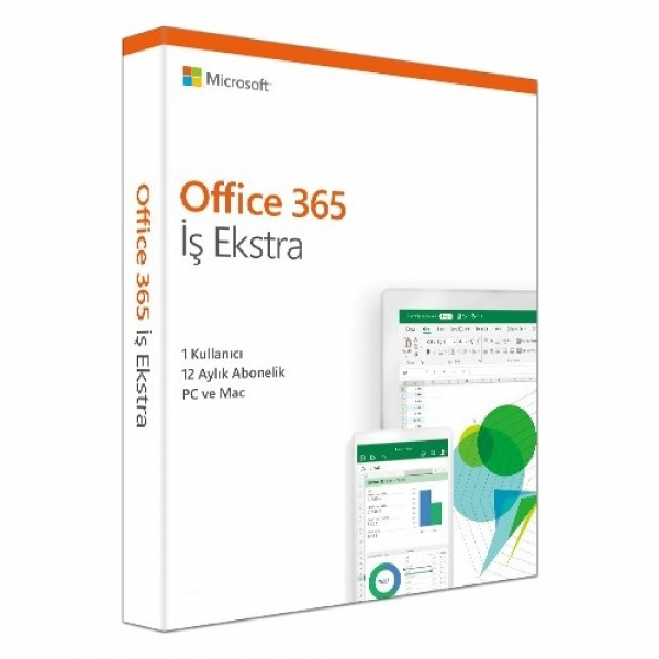 MICROSOFT Microsoft Ms Office 365 İş Ekstra Türkçe 3 Yıl 1 Kullanıcı