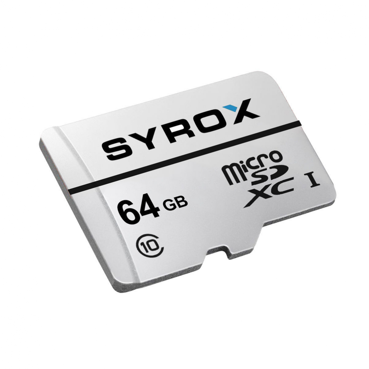 64 GB MicroSD Hafıza Kartı Class10 + Kart Okuyucu Adaptör / SYROX