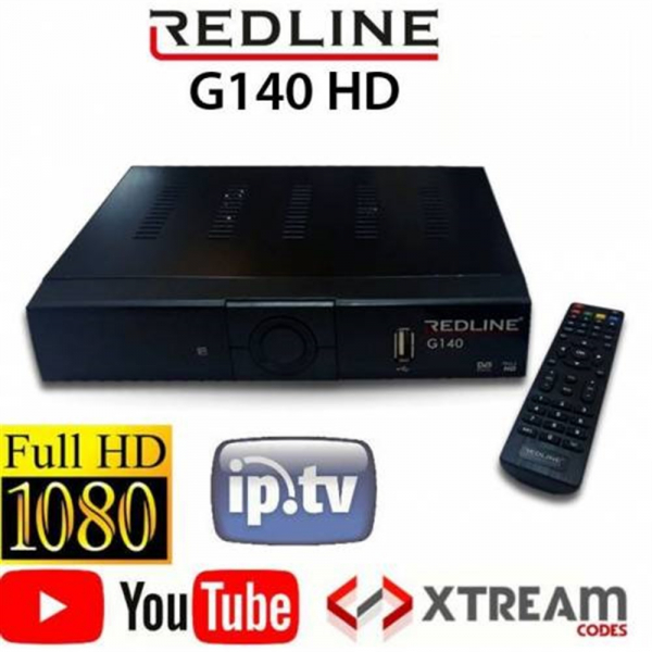 REDLINE Redline G140 Kasalı Full HD Uydu Alıcısı - Wi-Fi ve IPTV Destekler + IP TV Hediye