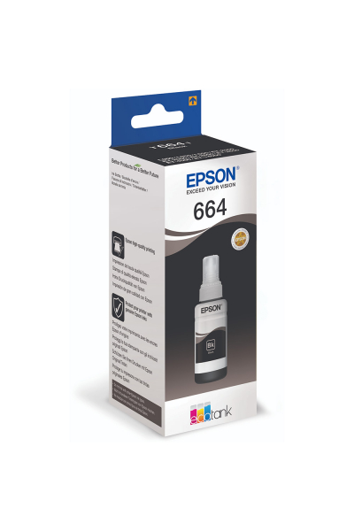 EPSON T664 ORİJİNAL SİYAH MÜREKKEP (C13T66414A) EPSON T664 ORİJİNAL SİYAH MÜREKKEP (C13T66414A)