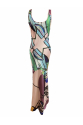 Satsuma Dress - Sırtı Düğme Detaylı Uzun Verev Kesim Elbise