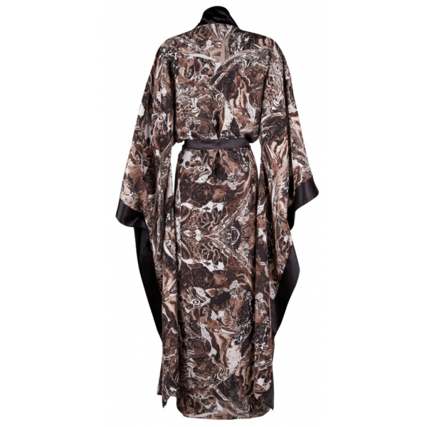 Sepia Dreams Linen Kaftan & Kimono