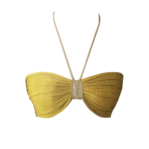 Bashaques Lame Strapless Top Double Sided- Çift taraflı Lame / Yeşil Üst Bashaques Lame Strapless Top Double Sided- Çift taraflı Lame / Yeşil Üst