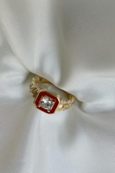 Red Diamond Ring Red Diamond Ring