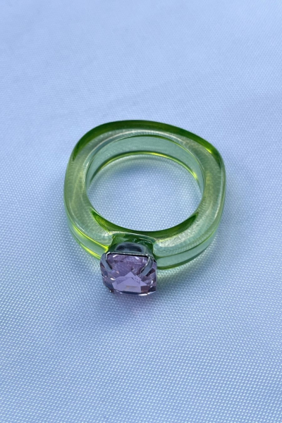 Nilky Crystal Green Ring Nilky Crystal Green Ring