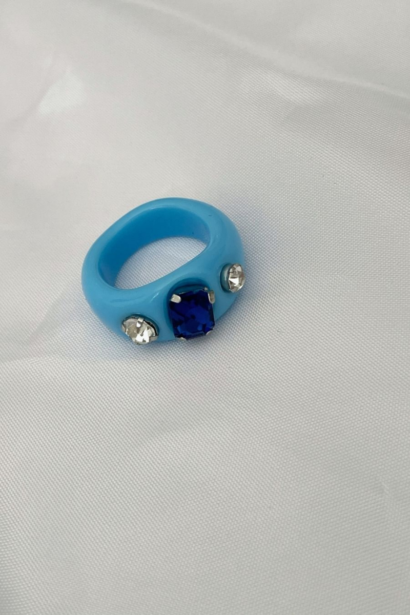 Nilky Blue Stone Ring