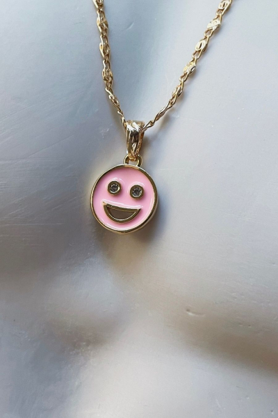 Happy Pink Necklace