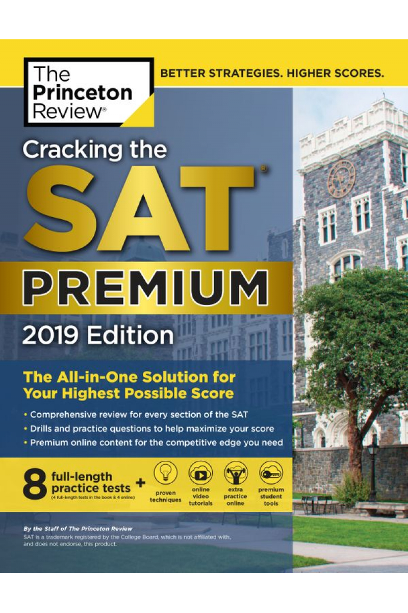 cracking the SAT premium 2019 the princeton review