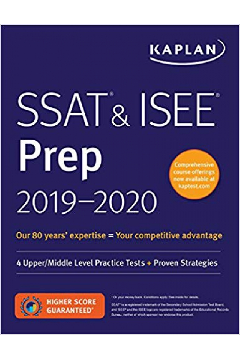 SSAT and ISEE prep 2019-2020 KAPLAN