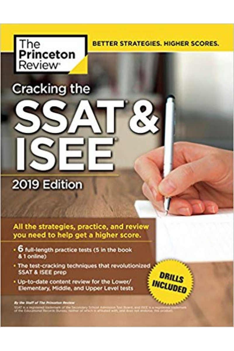 cracking the SSAT and ISEE 2019 edition the princeton review