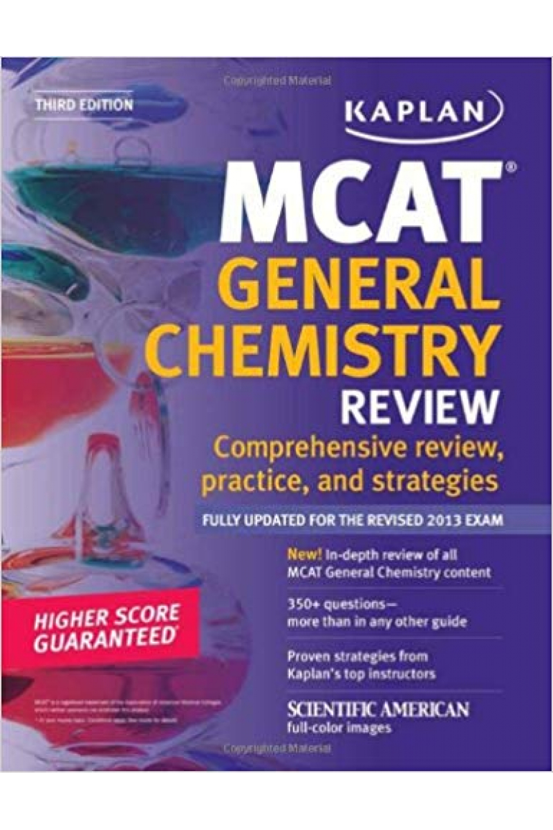 KAPLAN MCAT general chemistry review 2010