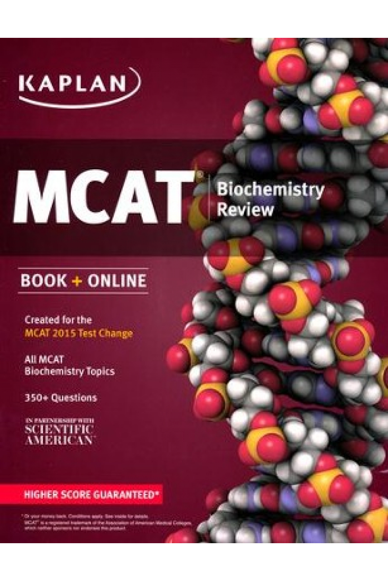 KAPLAN MCAT biochemistry review 2010
