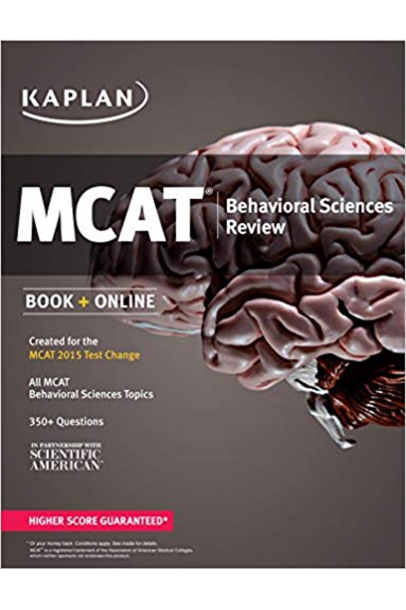 KAPLAN MCAT behavioral sciences review 2015