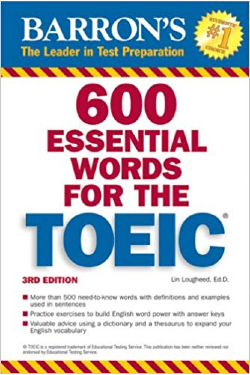 BARRON'S 600 essential words for the TOEIC 3rd third 2008