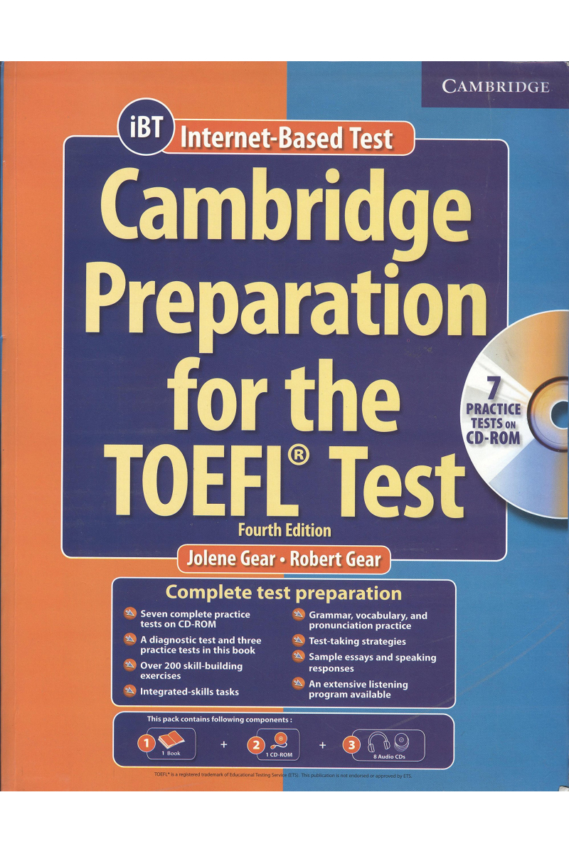 Cambridge Preparation for the TOEFL test 4th 2019-2020 + DVD-ROM