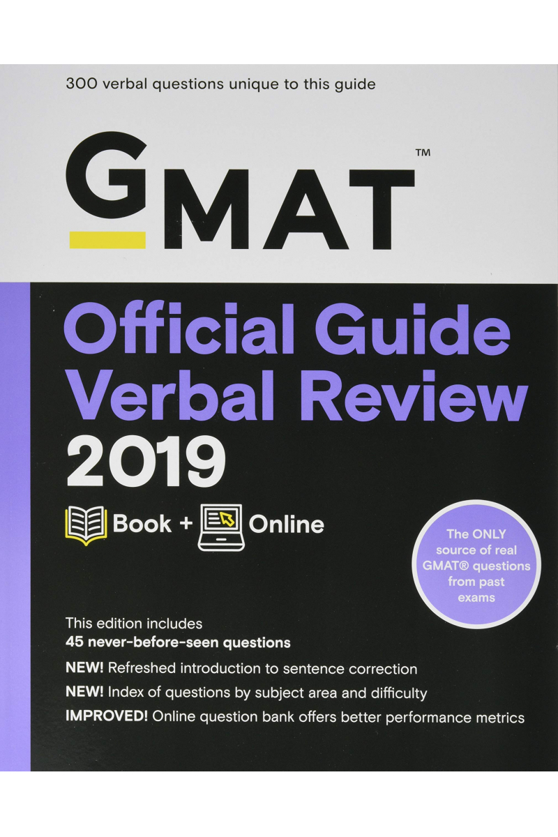official guide verbal review GMAT 2019