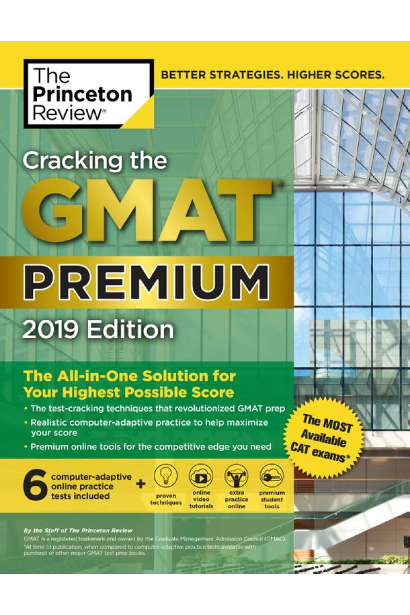 cracking the GMAT premium 2019 the princetion review