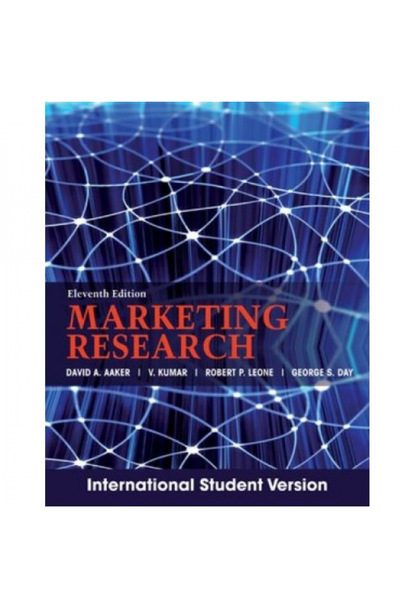 marketing research 11th (aaker, kumar, leone, day) ISE