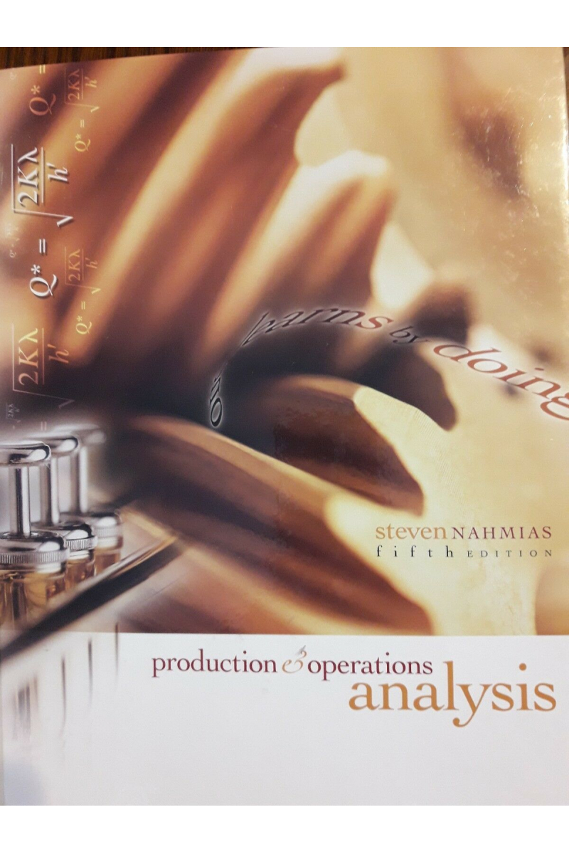 production and operations analysis 5th (steven nahmias)
