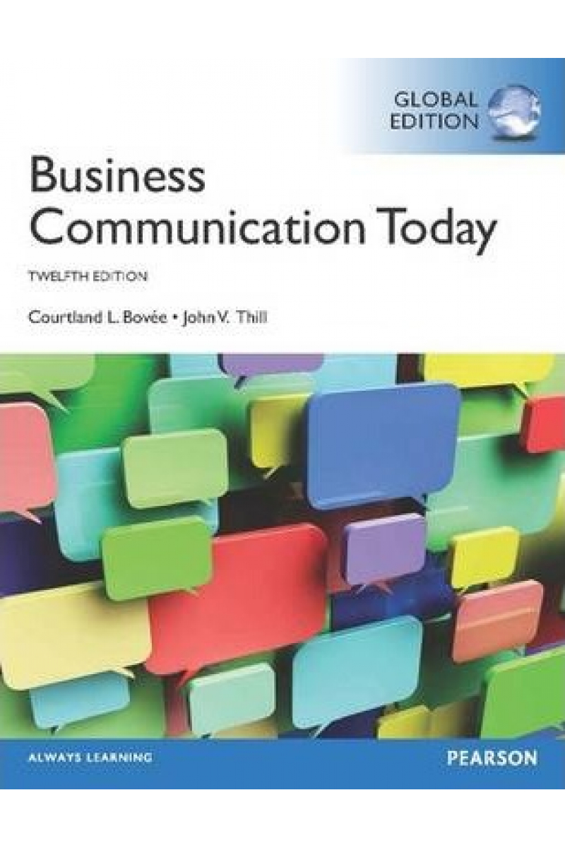 business communication today 12th (bovee)