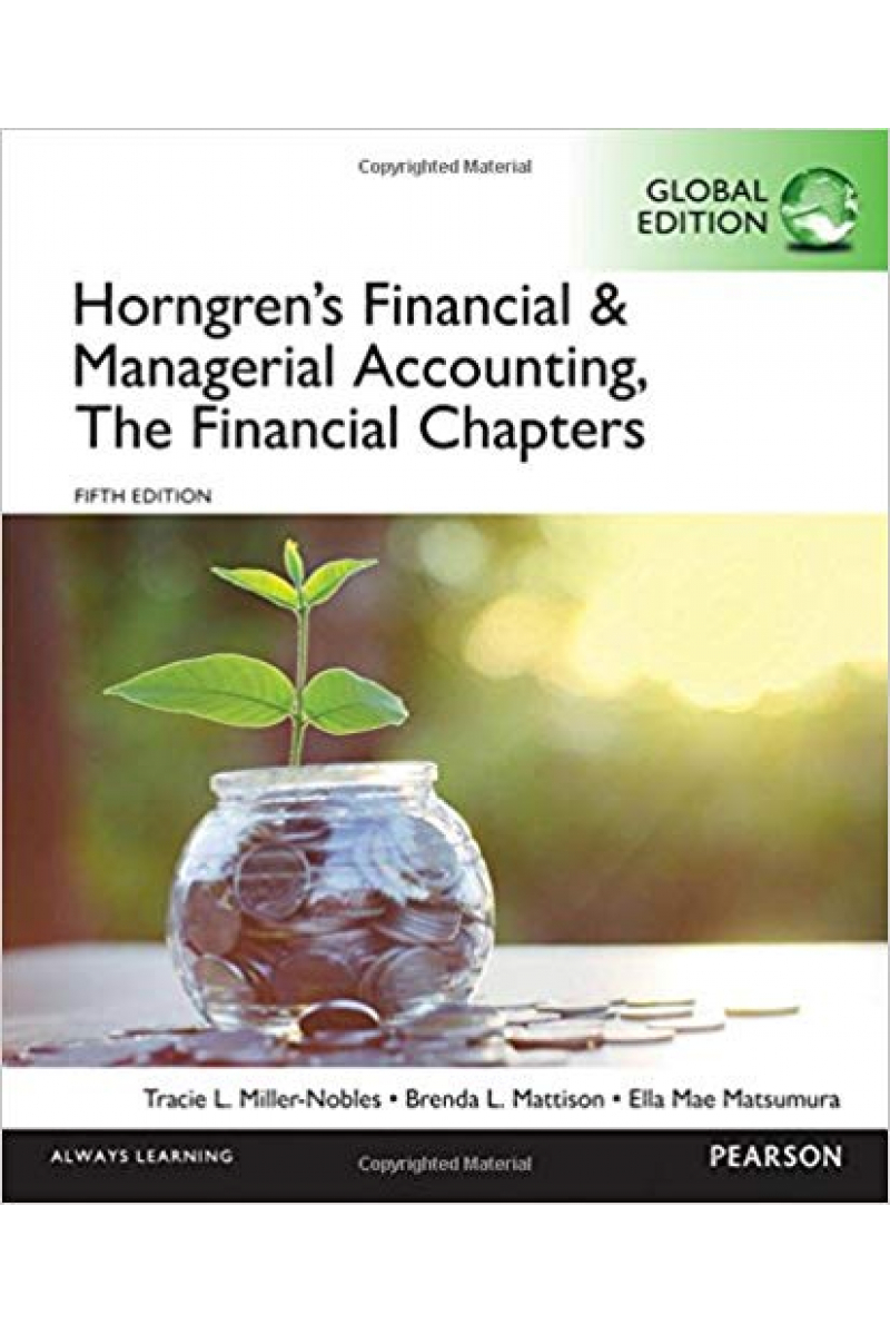horngren's financial and managerial accounting the FINANCIAL 5TH