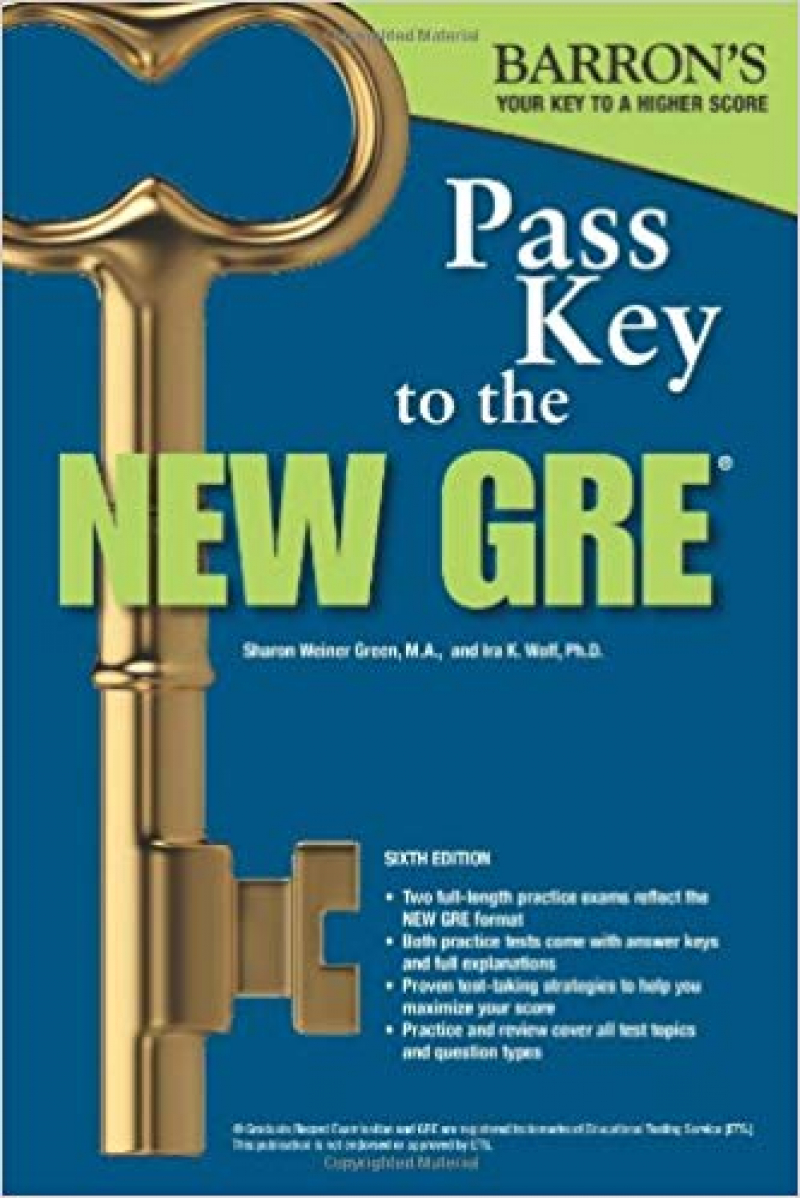 BARRON'S NEW GRE Pass Key To The 6th (green, wolf) +CD