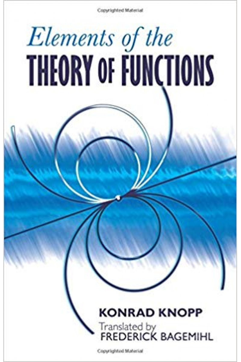 elements of the theory of functions (konrad knopp)