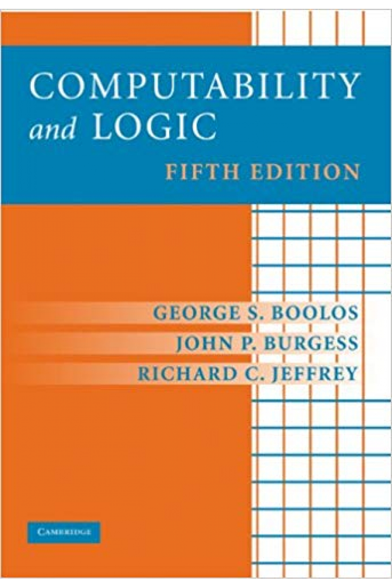 computability and logic 5th (boolos, burgess, jeffrey)