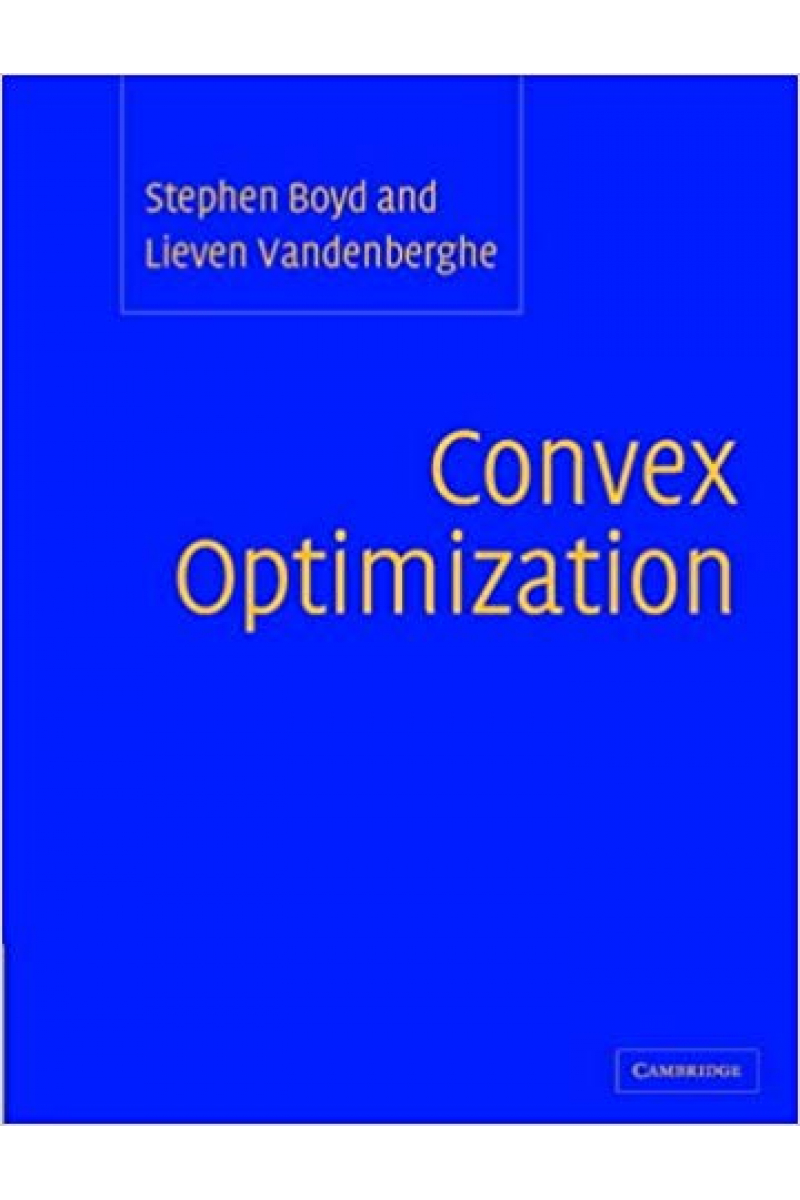 convex optimization (stephen boyd, lieven vandenberghe)