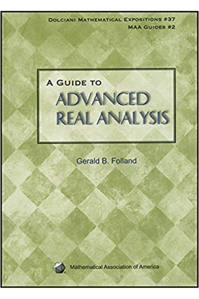 a guide to advanced real analysis (gerald folland)