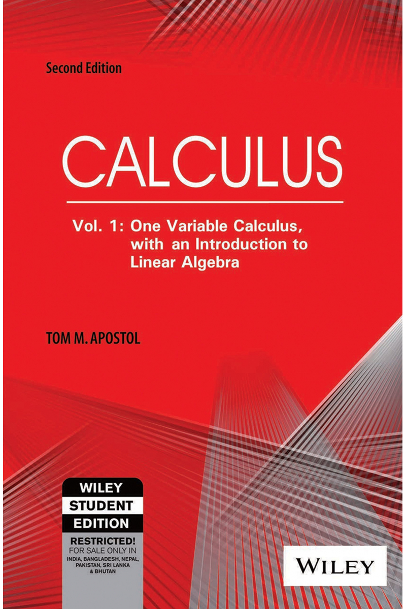 Calculus Volume 1 2nd (Tom Apostol)