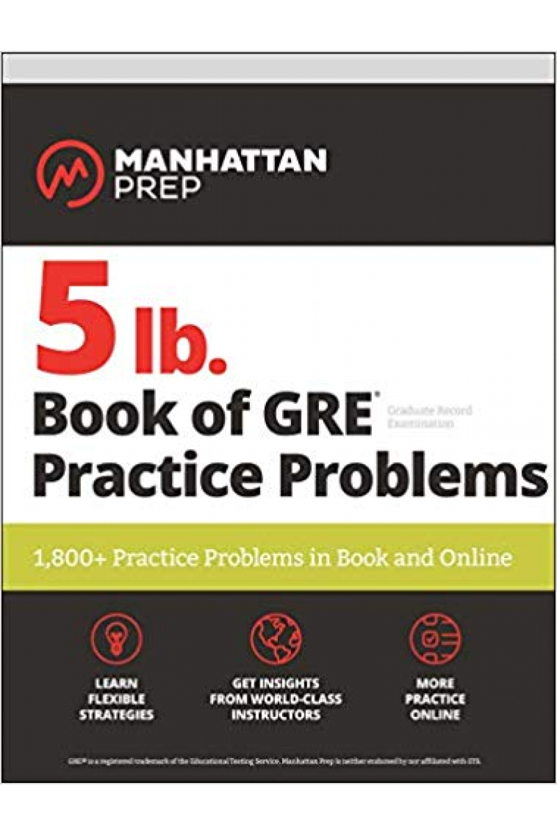 manhattan prep 5lb book of GRE practice problems 2018