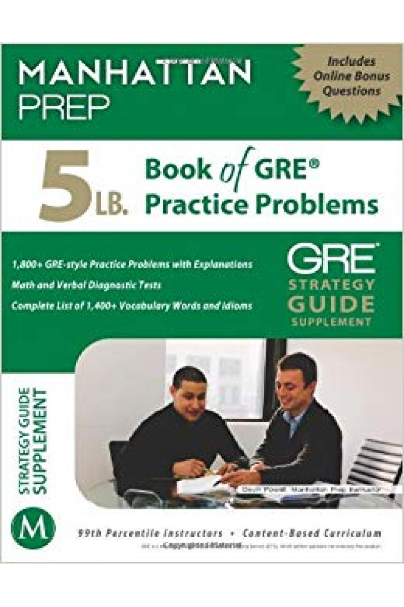 manhattan prep 5lb book of GRE practice problems 2013