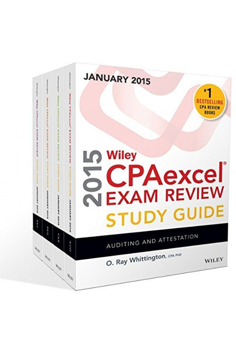 wiley CPAexcel exam review study guide (ray whittington) 2015 january SET