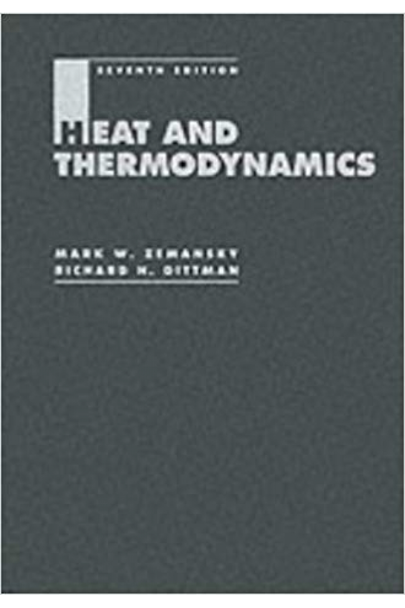 heat and thermodynamics 7th seventh (zemansky, dittman) 1996