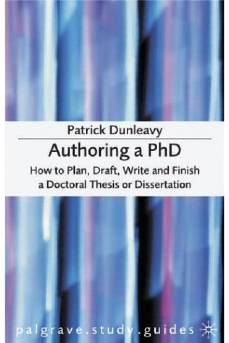 authoring a phd (patrick dunleavy)