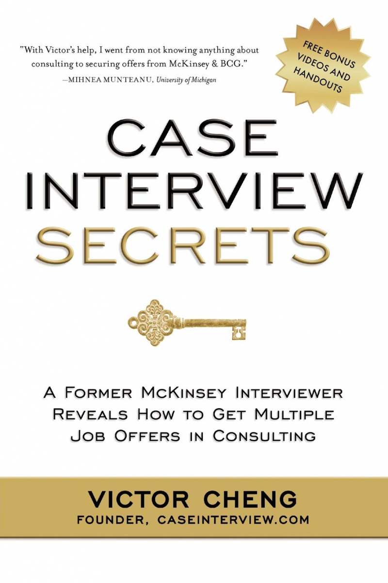 case interview secrets (victor cheng)