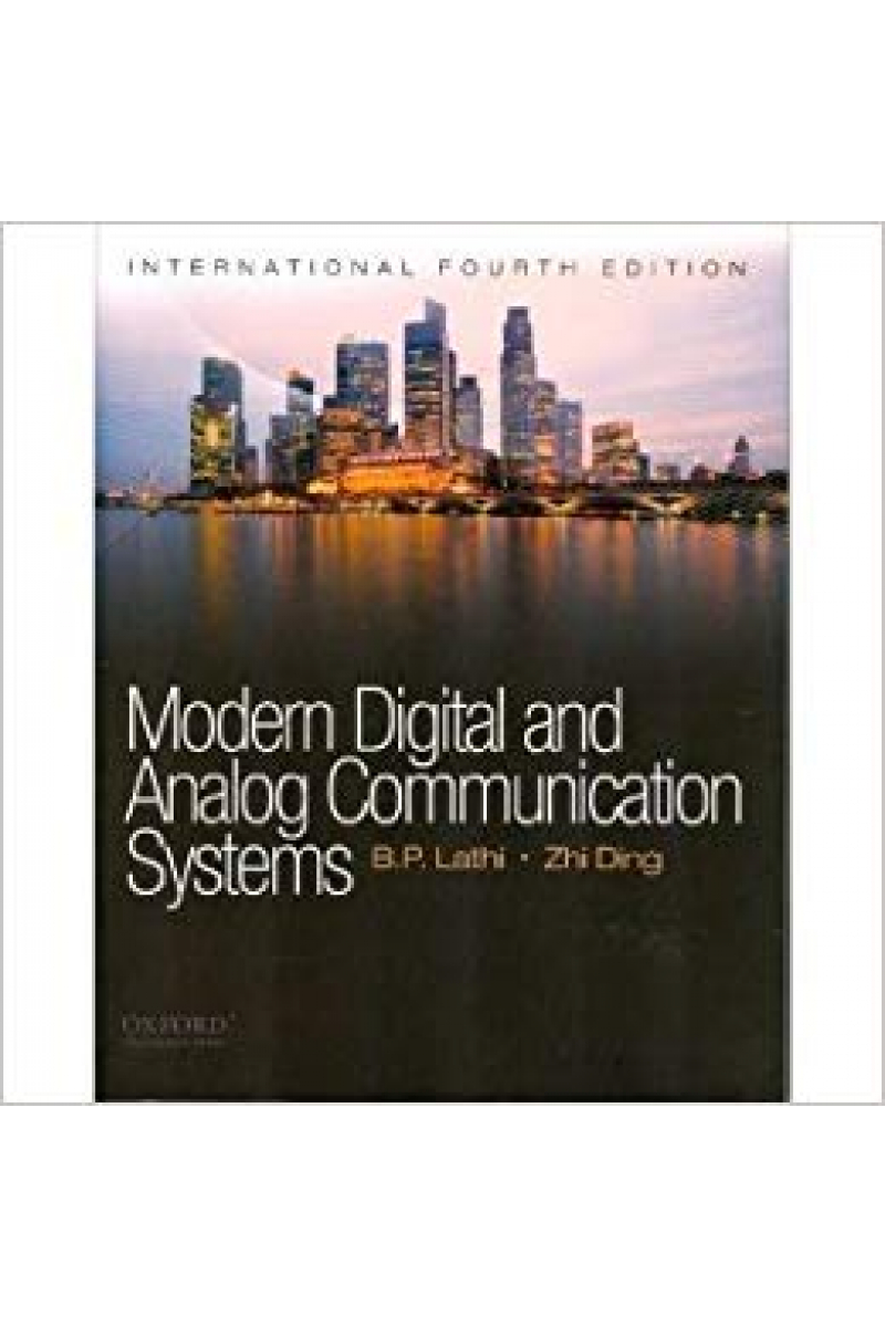 Modern Digital and Analog Communication Systems 4th (Lathi, Ding)