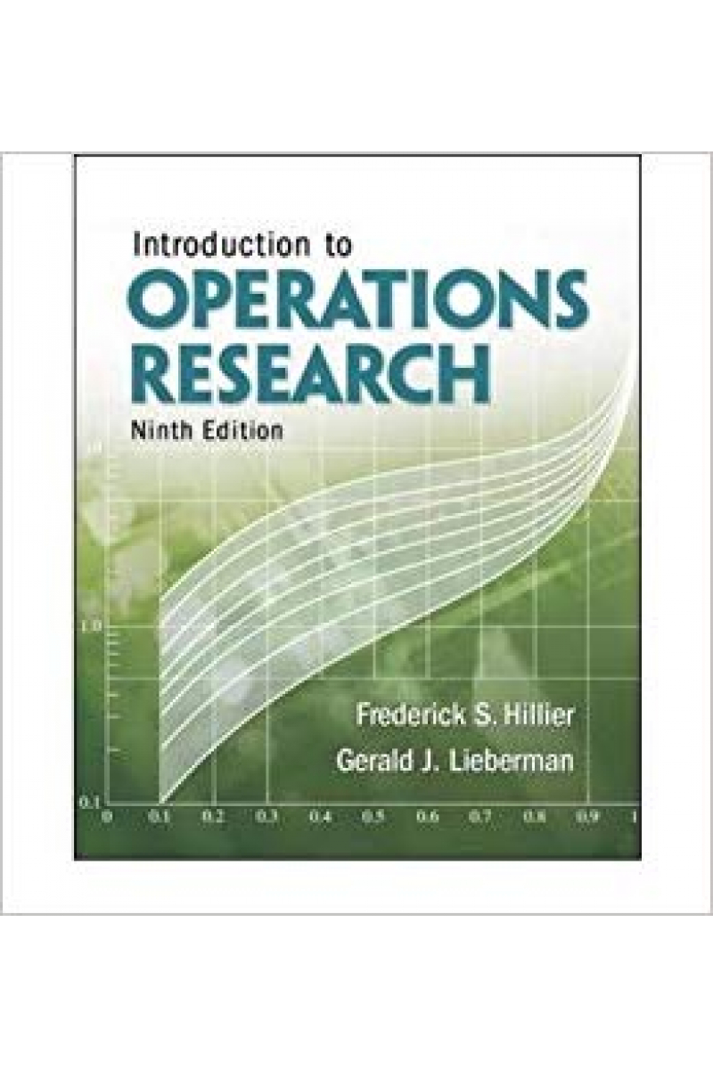 introduction to operations research 9th (hillier, lieberman)