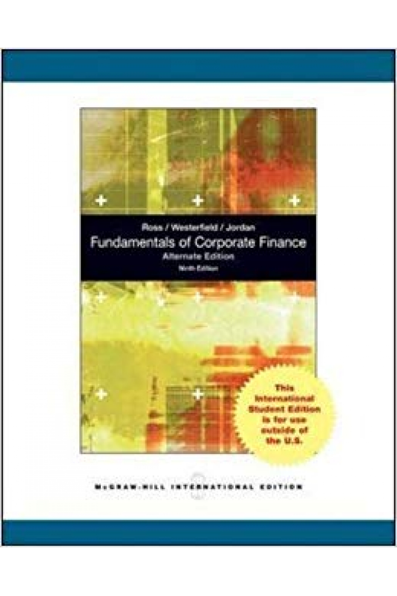 fundamentals of corporate finance 9th (ross, westerfield) ALTERNATE E.