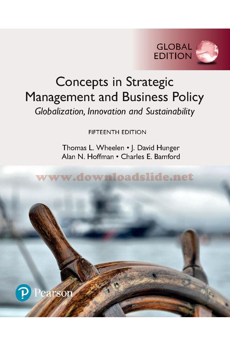 concepts in strategic management and business policy 15th (wheelen)