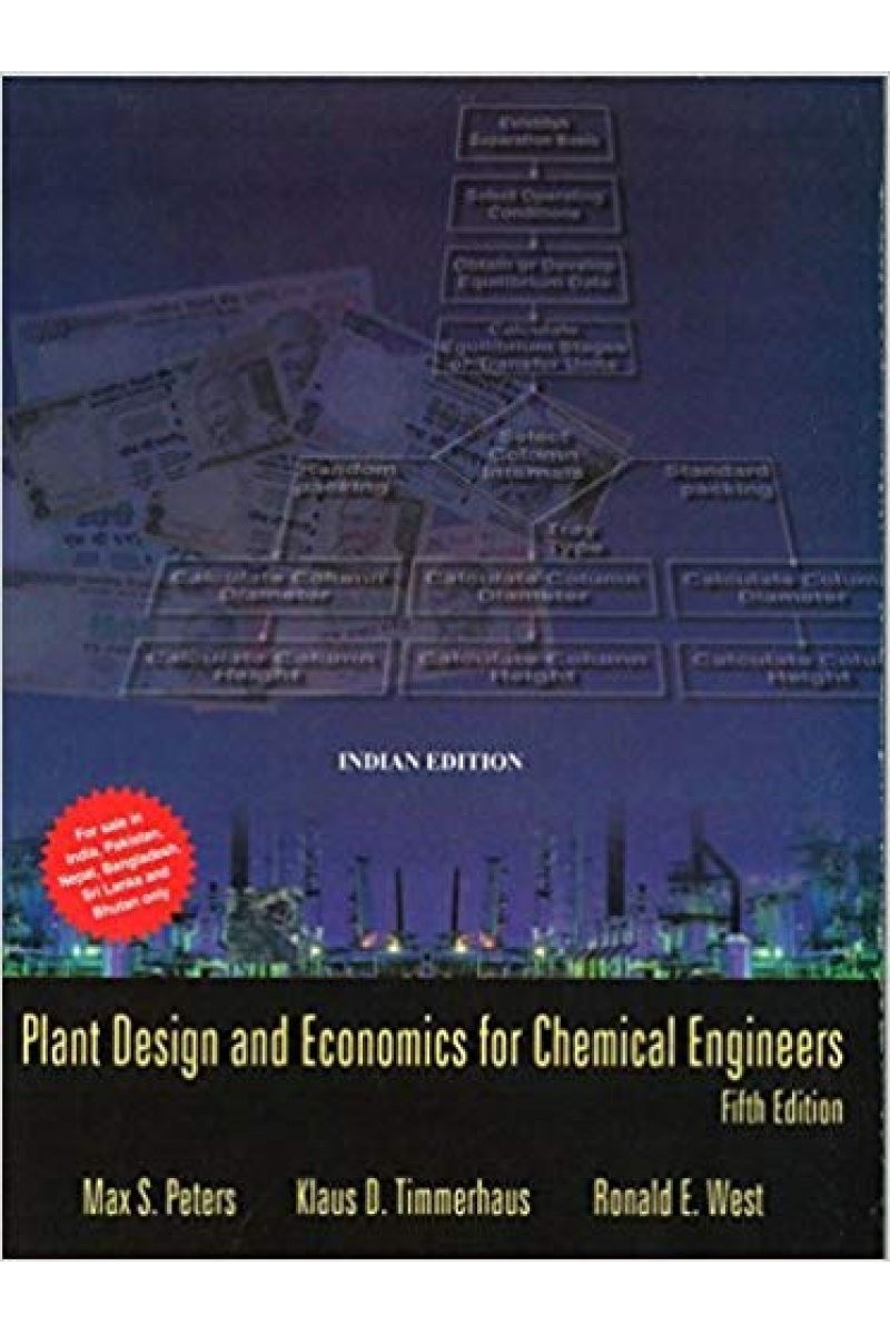 plant design and economics for chemical engineers 5th (peters, timmerhaus, west)