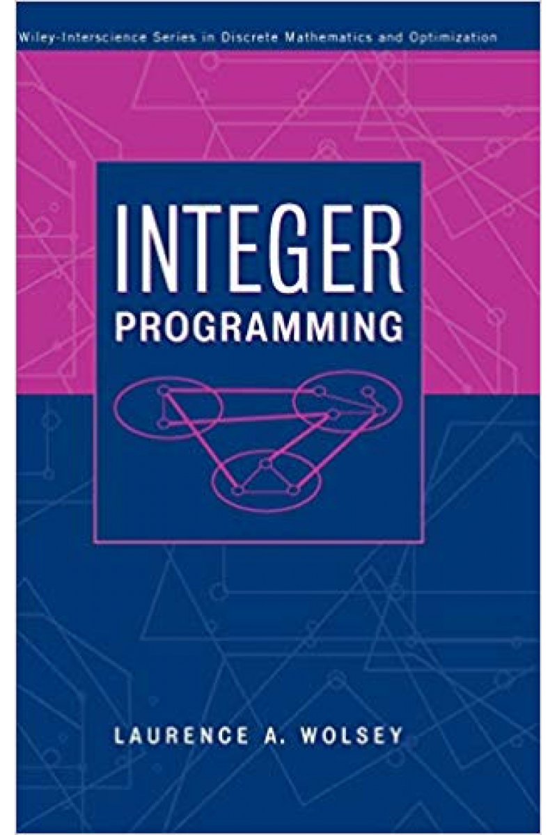 integer programming (laurence a. wolsey)