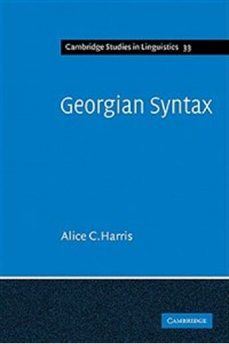 georgian syntax (alice harris)