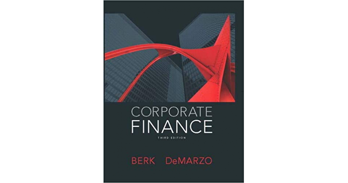 Bookstore corporate finance 3rd (jonathan berk, peter demarzo