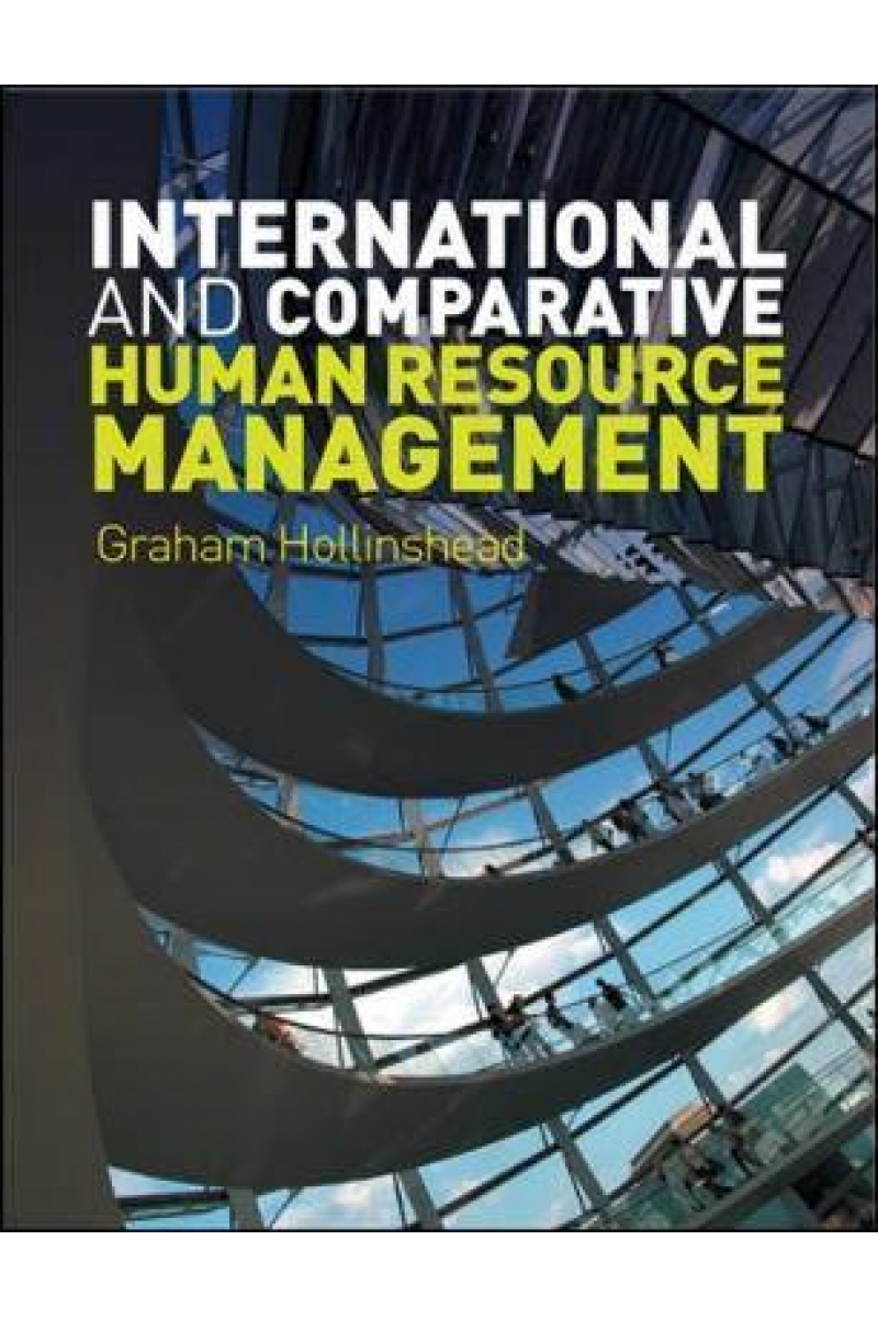 international and comparative human resource management (graham hollinshead)