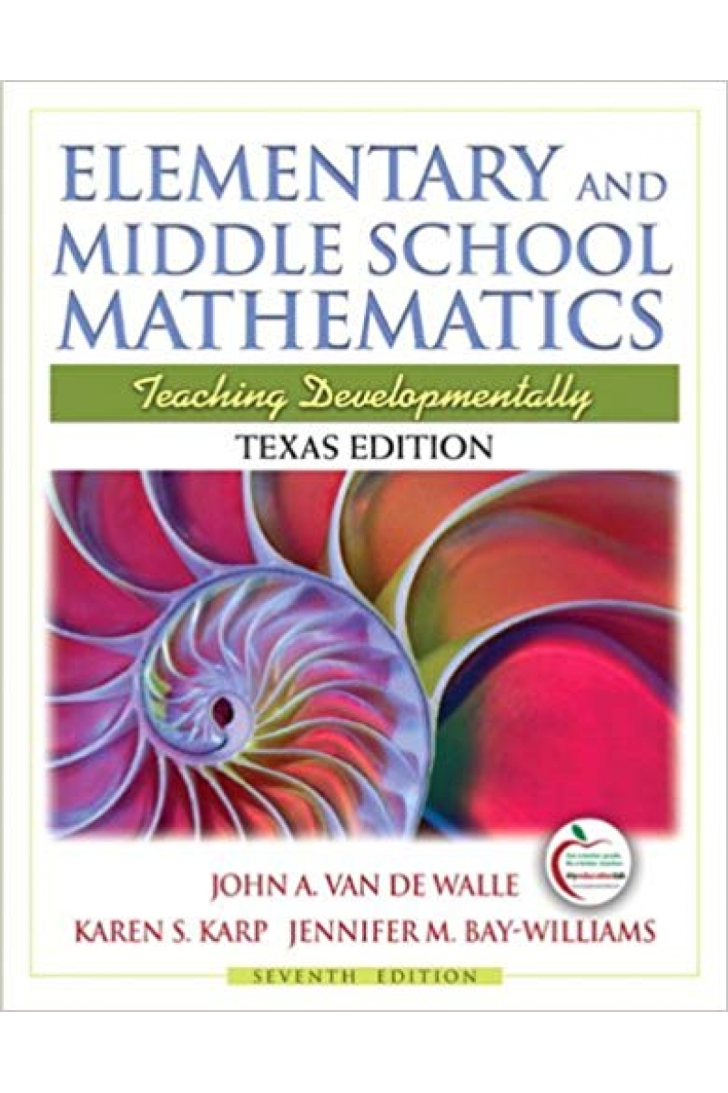 Elementary and Middle School Mathematics Teaching Development 7th (John Van de Walle)