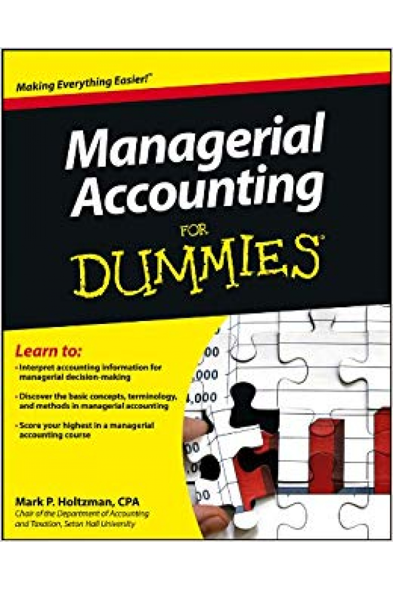 managerial accounting for dummies (mark holtzman)
