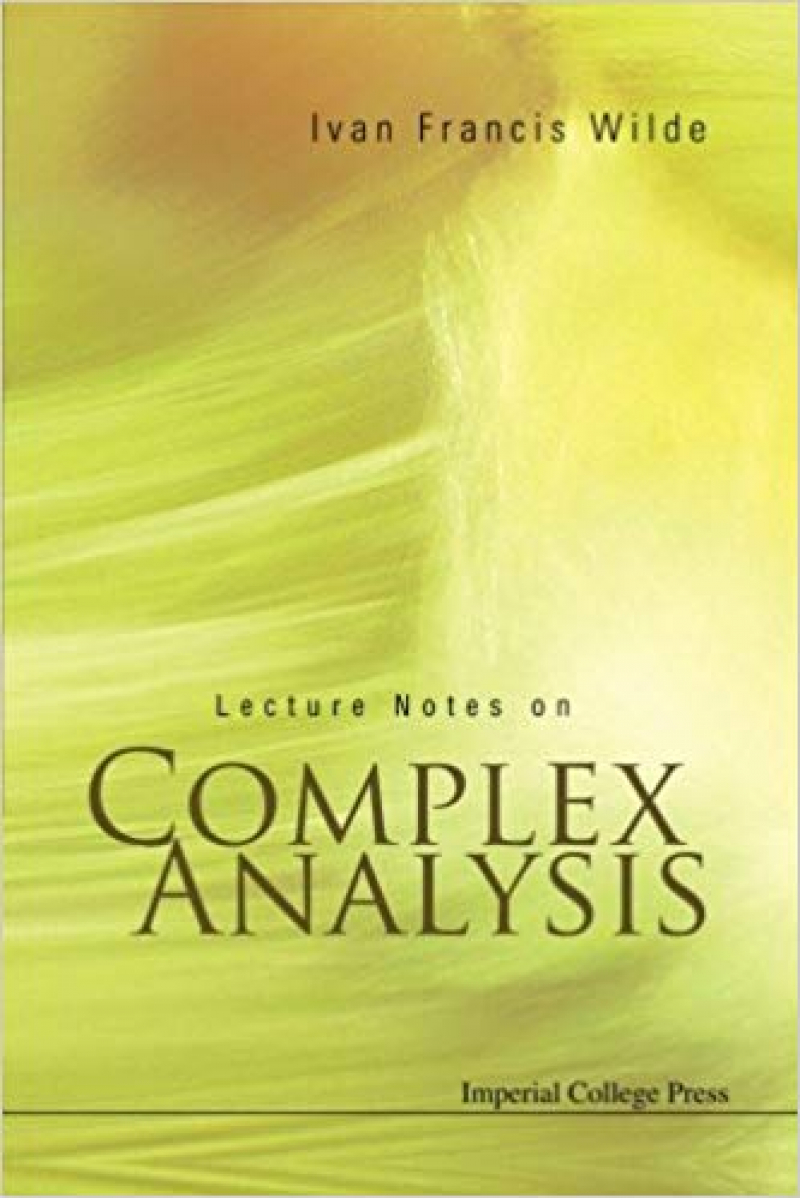 Lecture notes on complex analysis Wilde